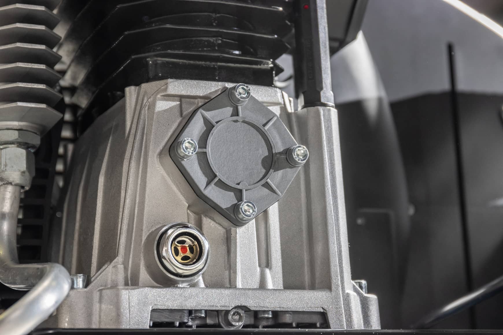 Olejoznak pro snadnou kontrolu stavu oleje u pístových kompresorů