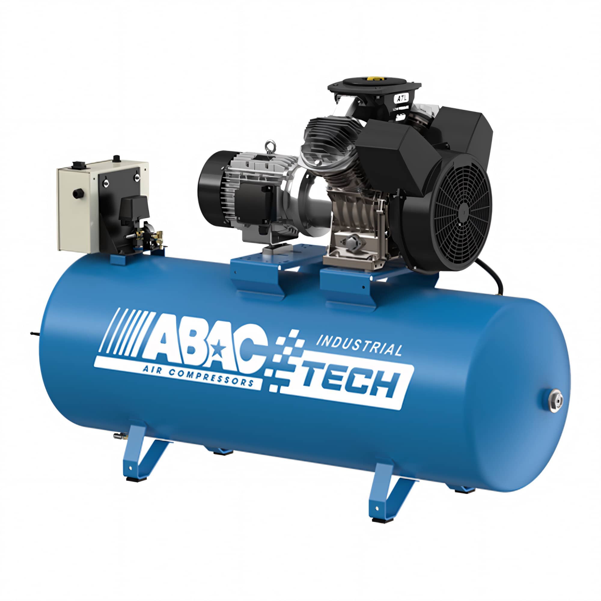 Průmyslové kompresory Abac Tech ATL na vzdušníku