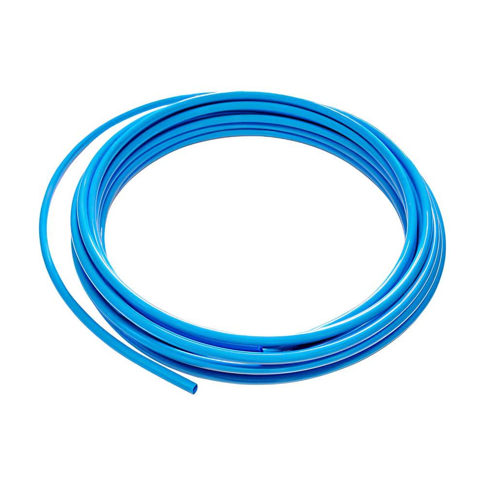 plastové trubky z polyamidu PA12 v modré barvě pro rozvody stlačeného vzduchu