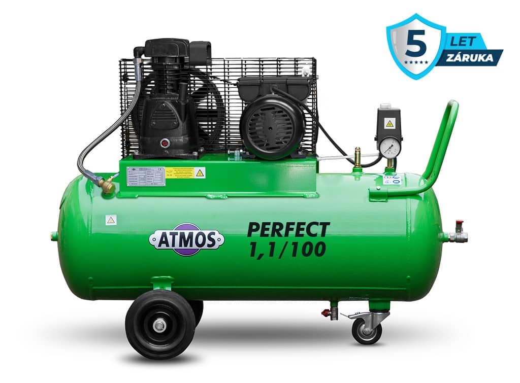 Pístové kompresory ATMOS Perfect s 5 letou zárukou a servisem